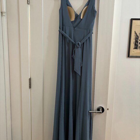 Bill Letzkoff Bridesmaid Dress - Slate Size 6 - Picture 3 of 4